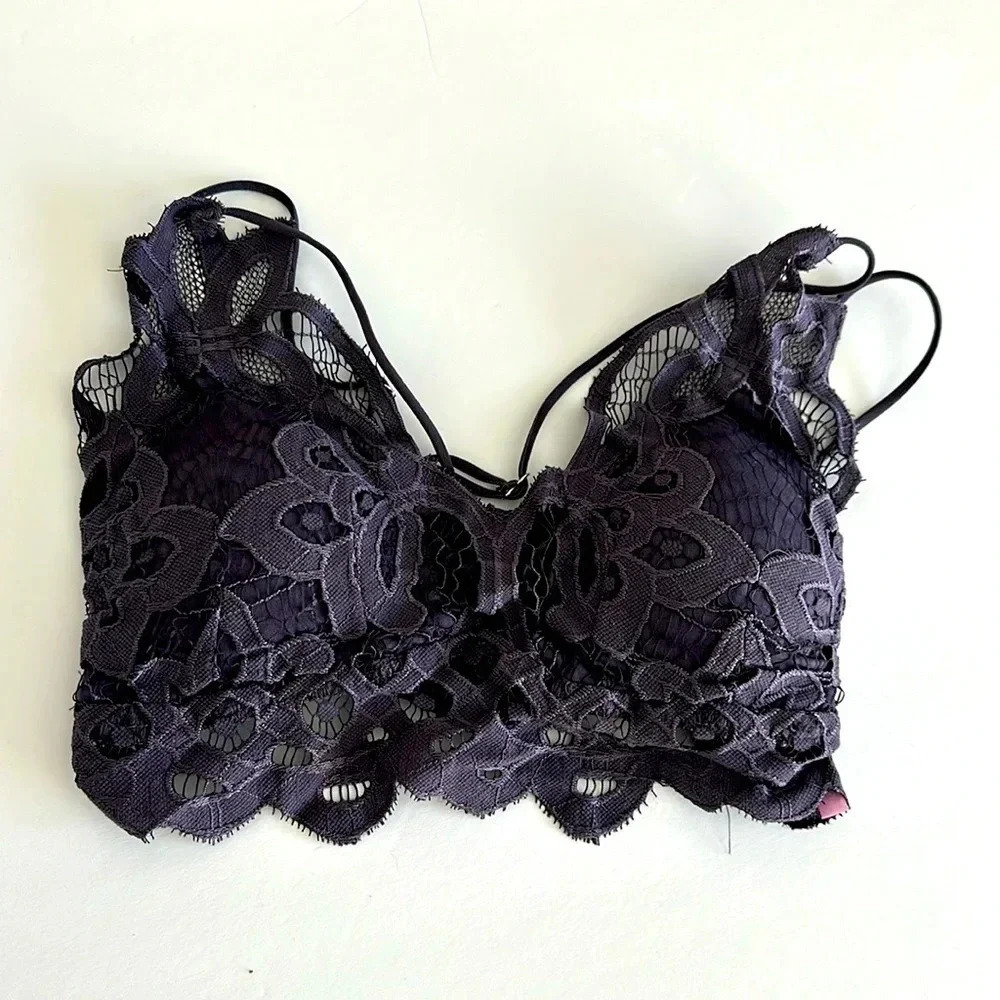 True Deep‎ Purple Bralette Sz SM